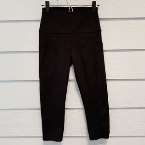 🌈 3/12 Yogalicious Lux Black Leggings w/ Pockets